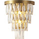 Canada Wall Sconce Wall Light in Satin Brass